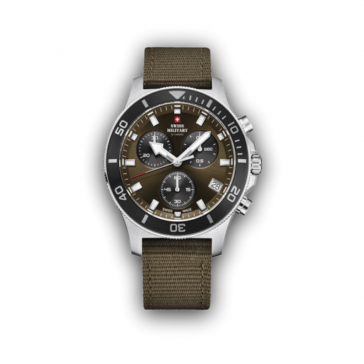 Swiss military Chrono Mens Analog Quartz Watch SM34067.06